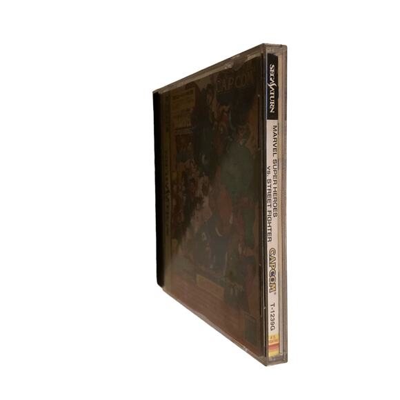 Marvel Super Heroes Vs. Street Fighter (Sega Saturn,1998) from japan - Picture 5 of 9